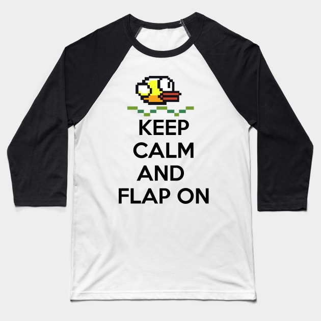 Flappy Bird Baseball T-Shirt by Fusion Designs